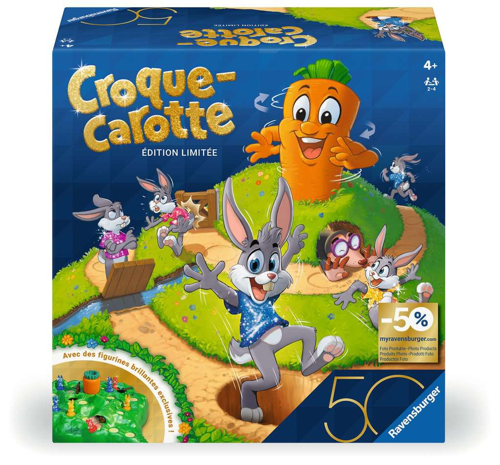 Jeu Croque Carotte 50 ans Ravensbuirger