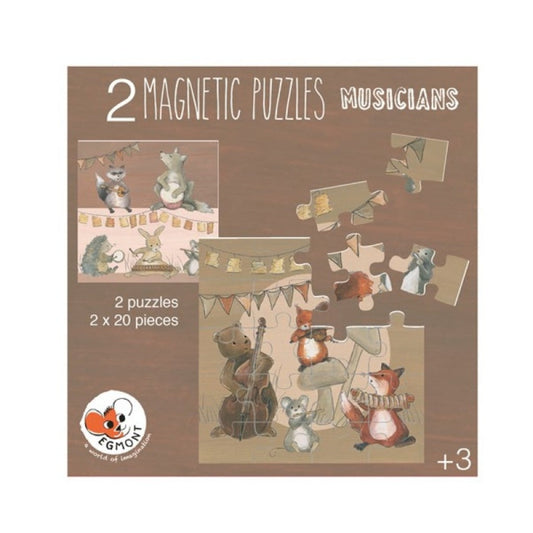 Puzzles Magnétiques Musiciens 2x20 pièces