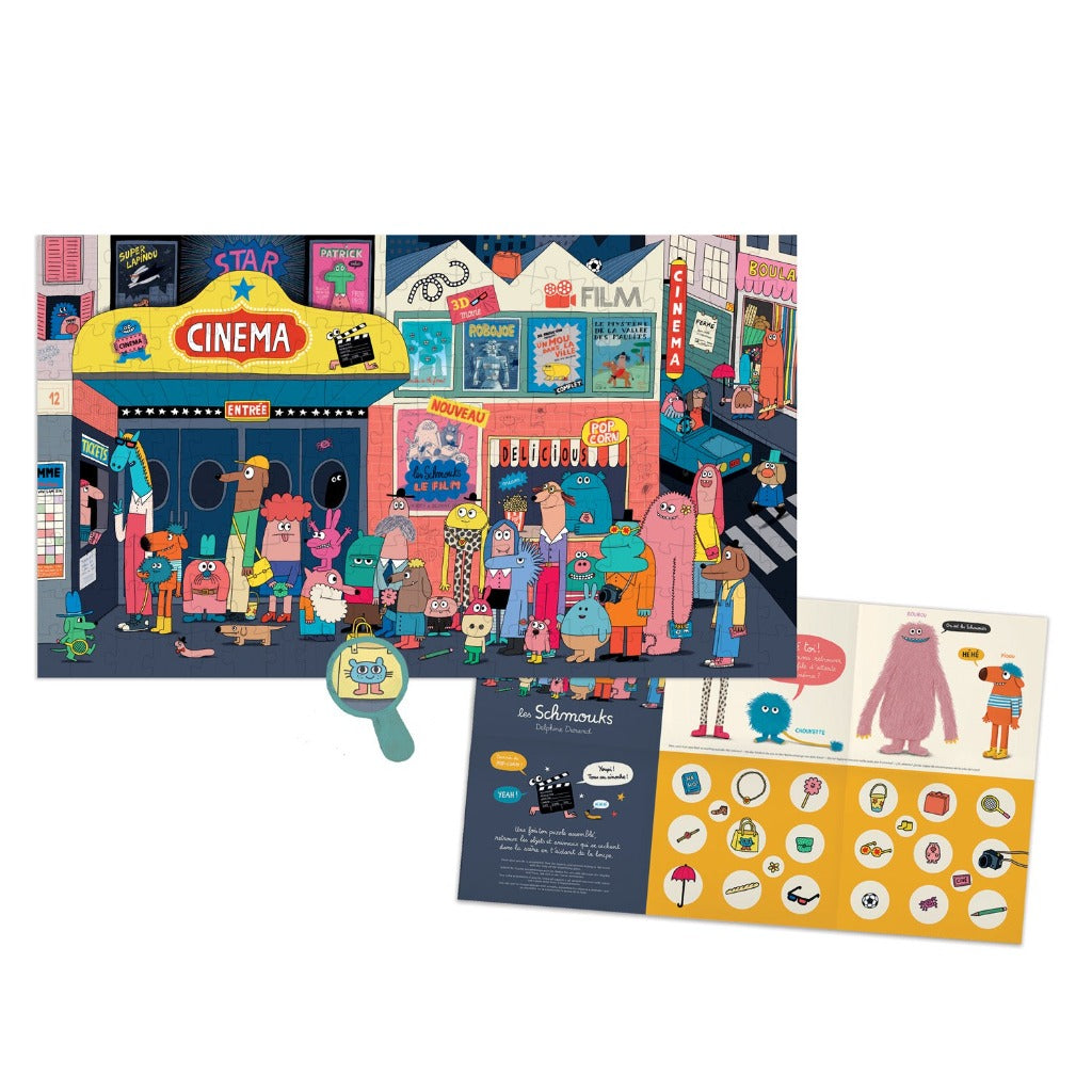 Puzzle 200 pièces Tous au cinoche !