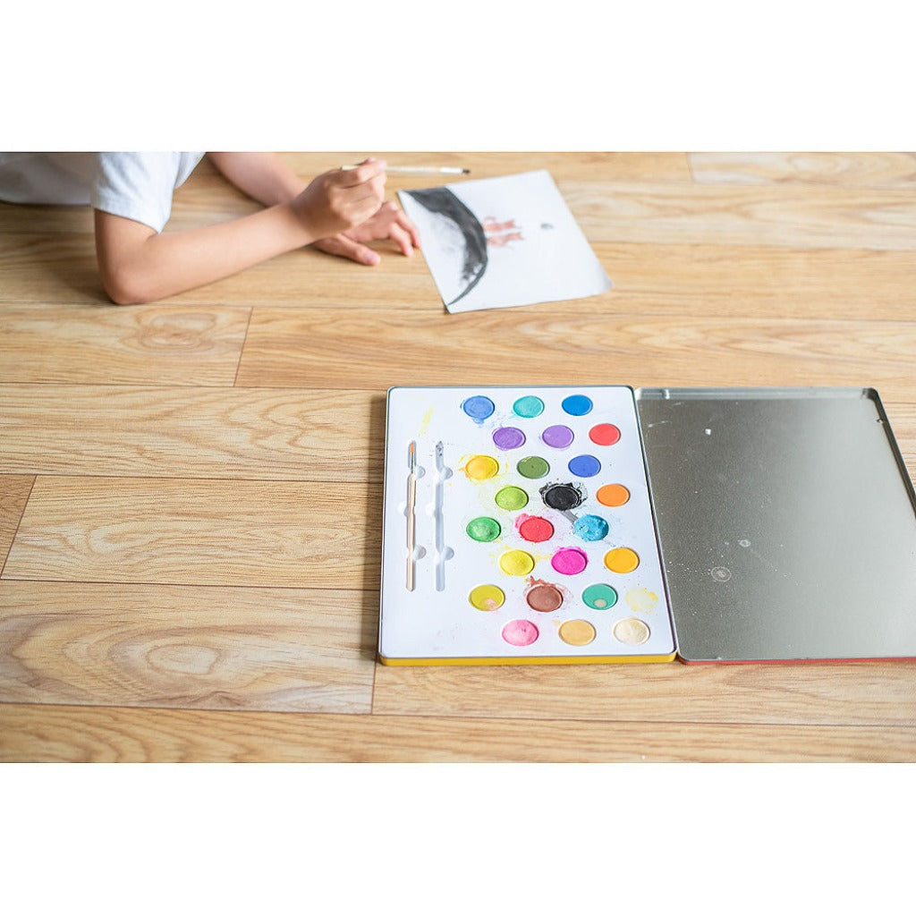 Boite de peinture "roi des couleurs" Ingela P.Arrhenius