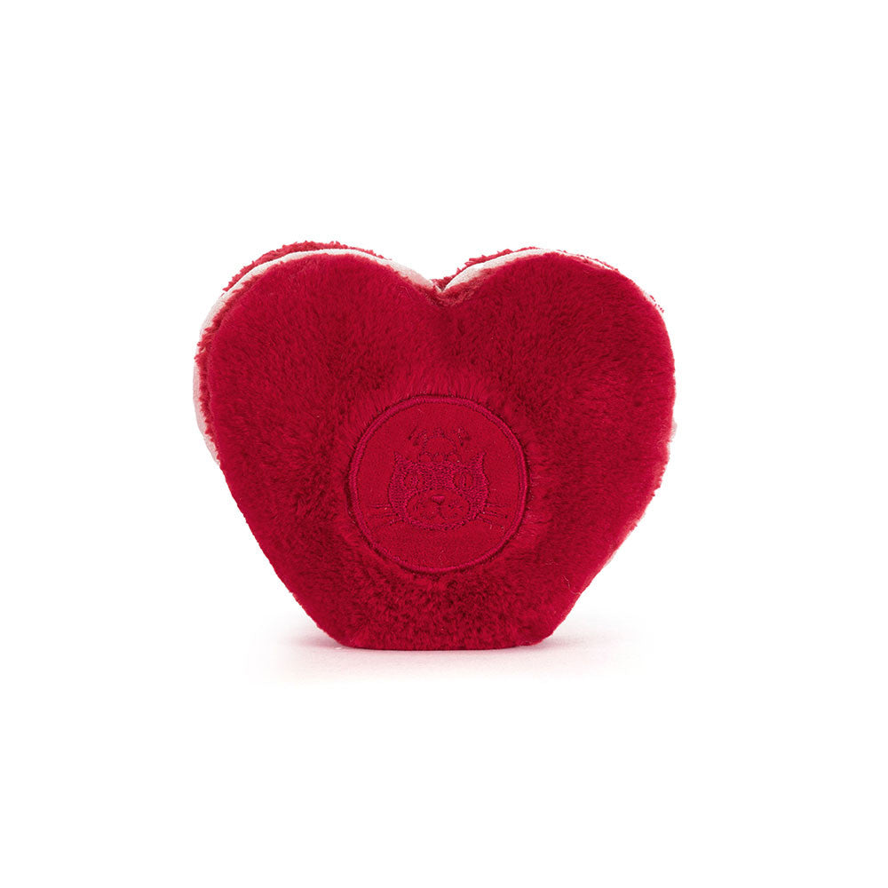 Peluche Amuseables Arlette Heart Macaron Rouge Jellycat