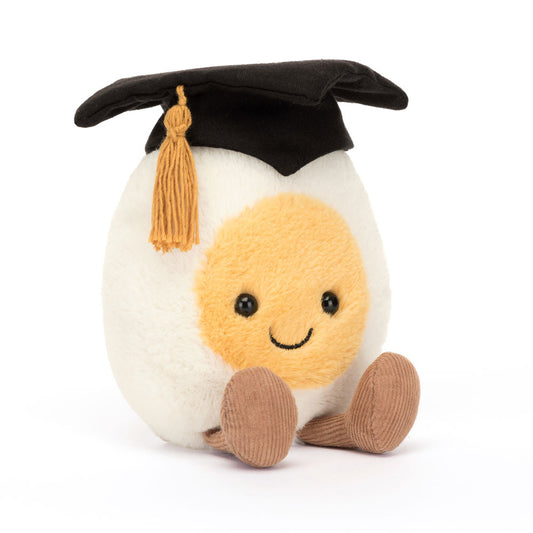 Peluche Amuseables Boiled Egg Graduation
