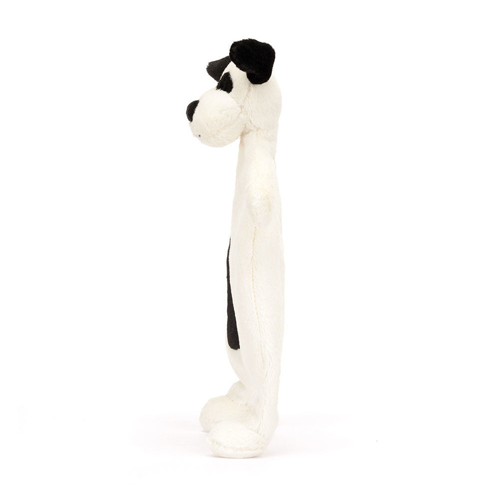 Doudou Bashful Black & Cream Puppy Comforter Jellycat