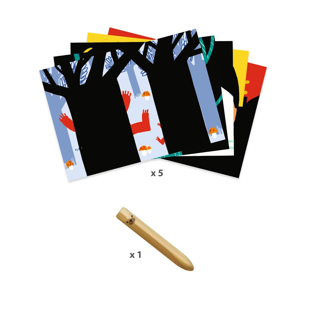 Cartes à Gratter Animaux à Découvrir