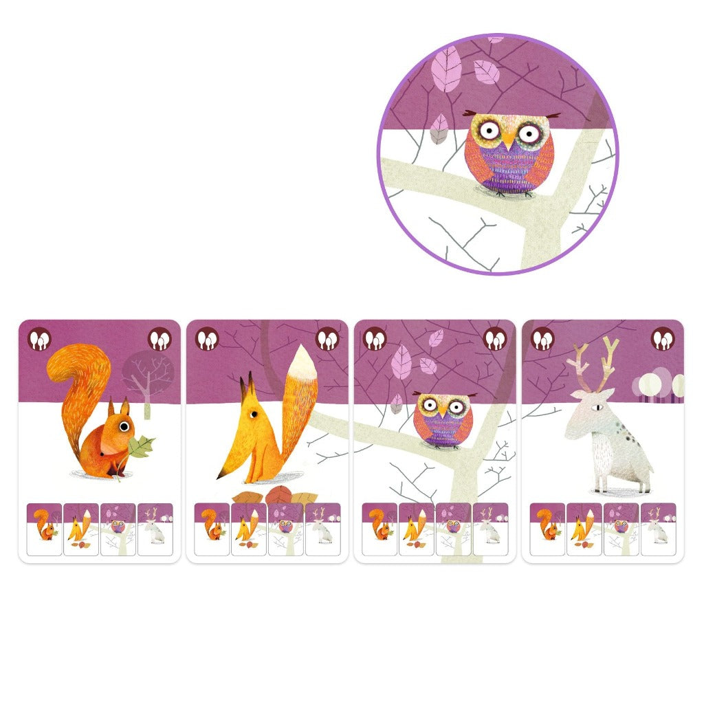 Jeu de cartes 7 Familles Mini nature