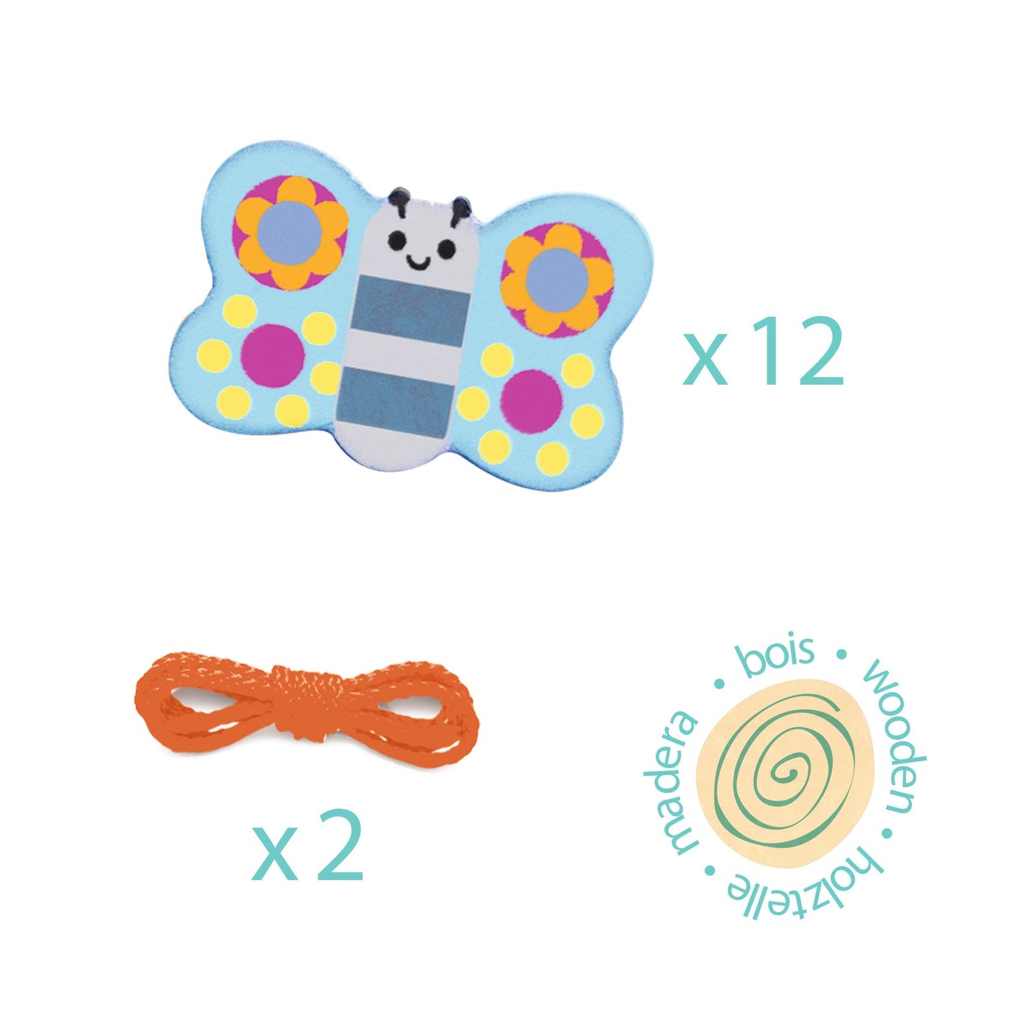 Perles en Bois FilaMum Djeco