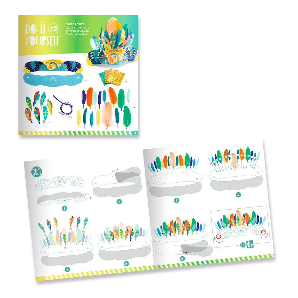 Kit Créatif Coiffe Rio à créer Djeco