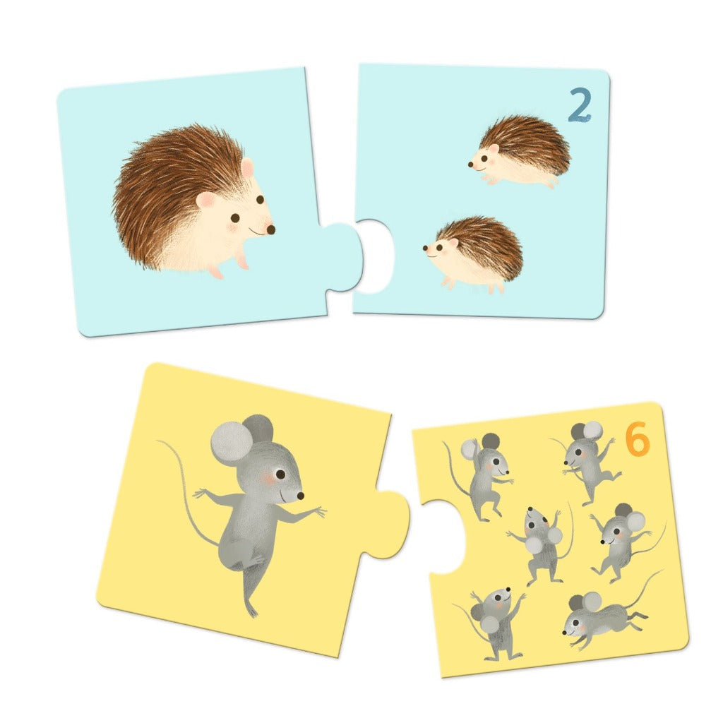 Puzzle d'association Duo Bébés animaux