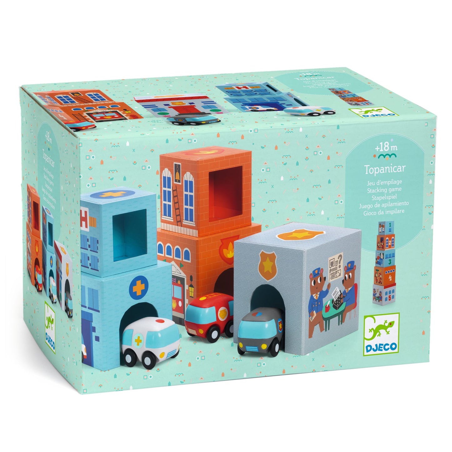 5 Cubes Illustrés TopaniCar