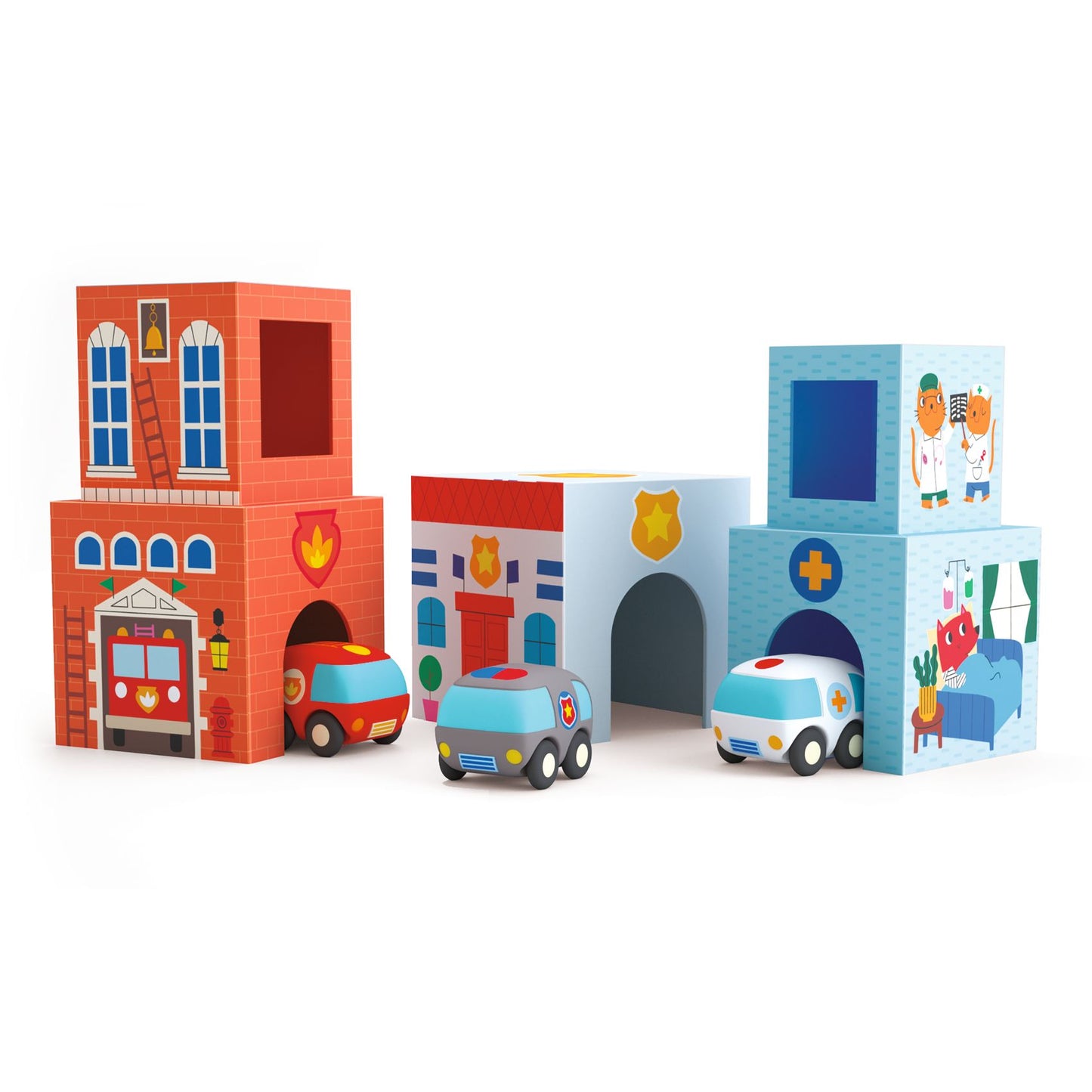 5 Cubes Illustrés TopaniCar