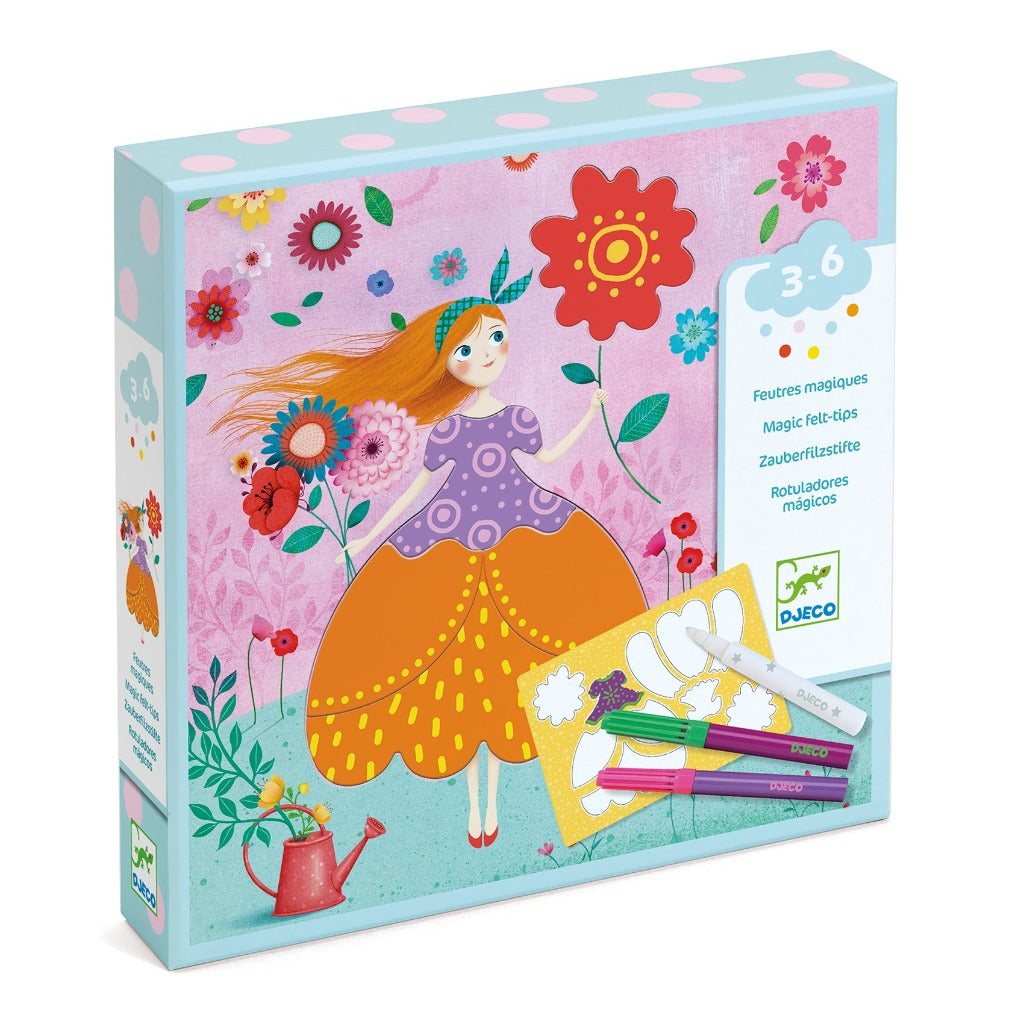 Coloriages magiques Les jolies robes de Marie Djeco