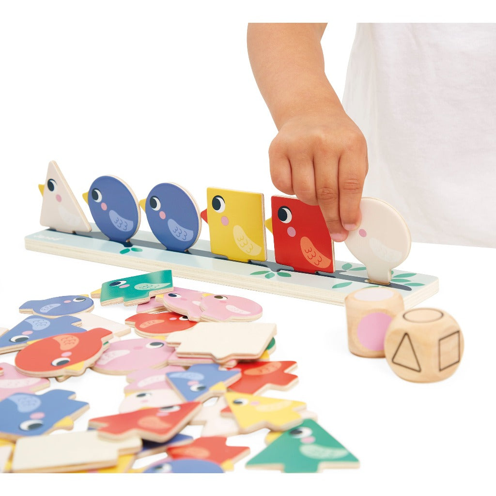 Tri des formes, Couleurs et Tailles Les Oiseaux