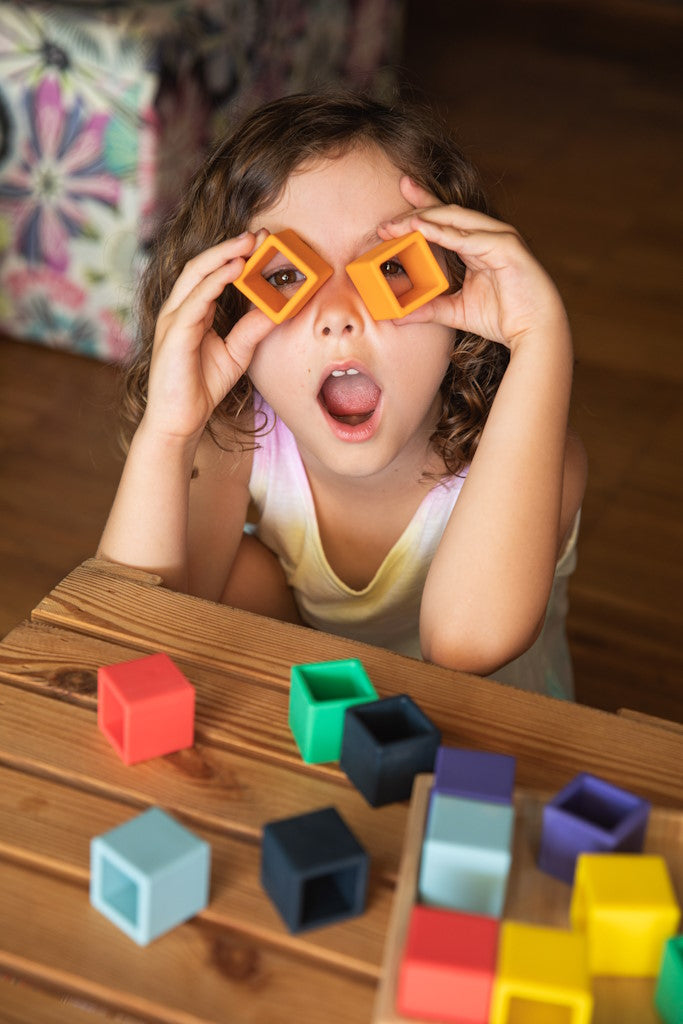 Cubes Silicone Couleurs Vives Little L