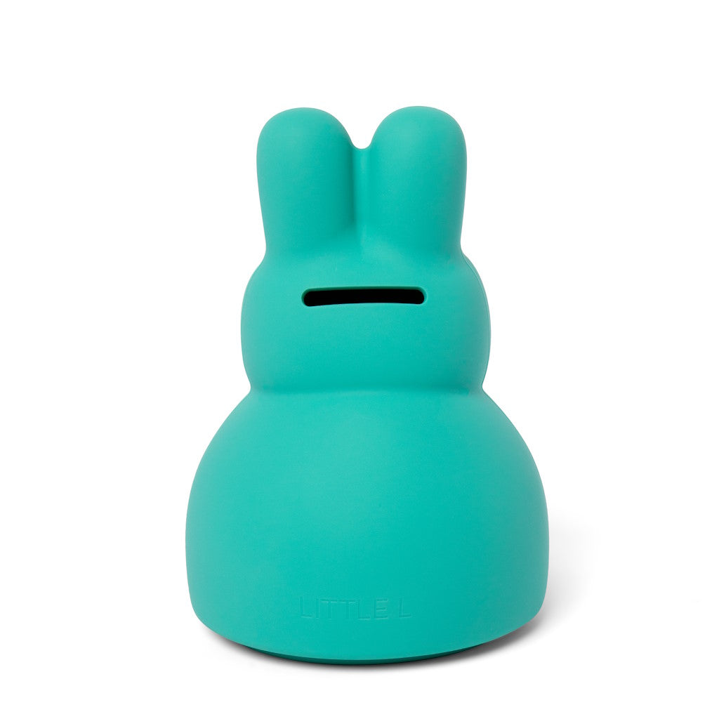 Tirelire Lapin Silicone Vert Little L