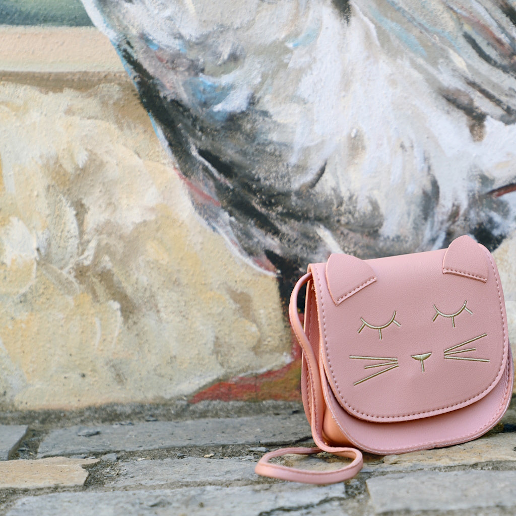 Mina Le Sac bandoulière Chat Rose