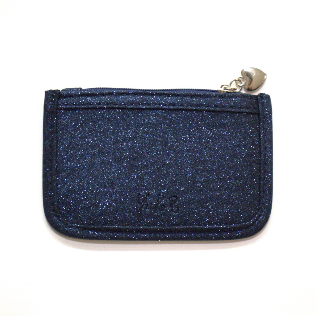 Moon Le Porte-monnaie pailleté couleur Marine