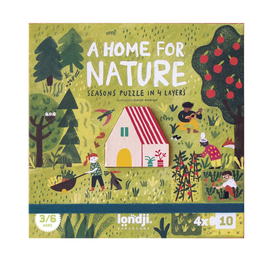 Puzzle A Home for Nature 4x10 pièces