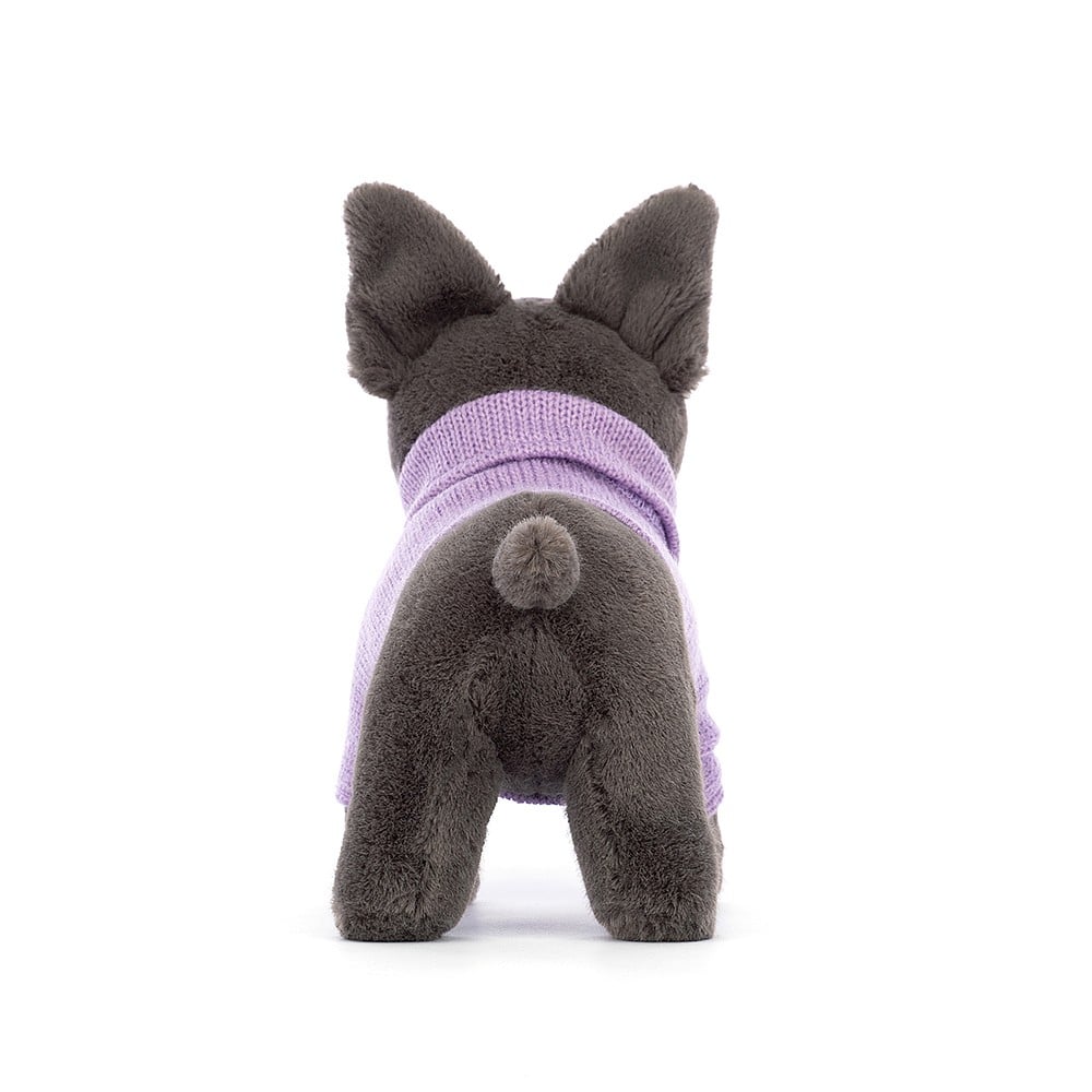 Sweater French Bulldog Purple Jellycat