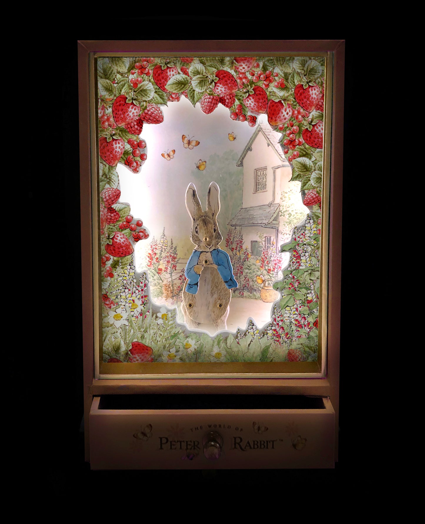 Grand Dancing Musical & Veilleuse Peter Rabbit - Fraises