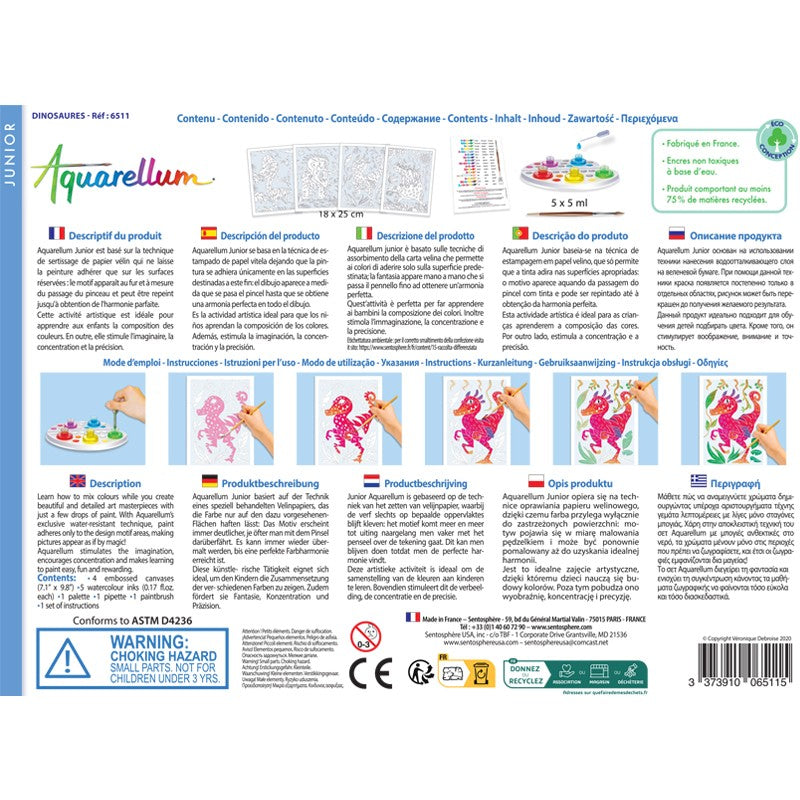Aquarellum Junior Dinosaures Sentosphere