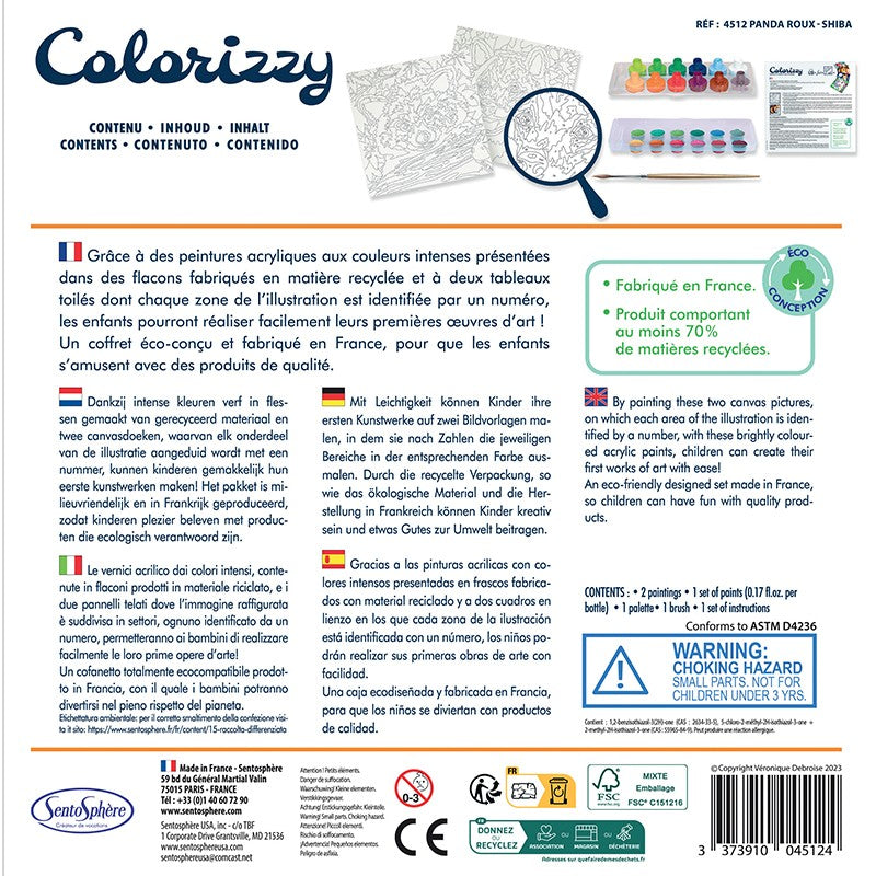 Colorizzy Panda Roux Sentosphere