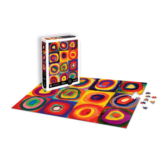 Puzzle 1000 pièces Carrés et cercles concentriques - Vassily Kandinski