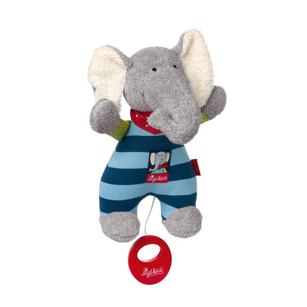 Doudou Éléphant musical Lolo Lombardo