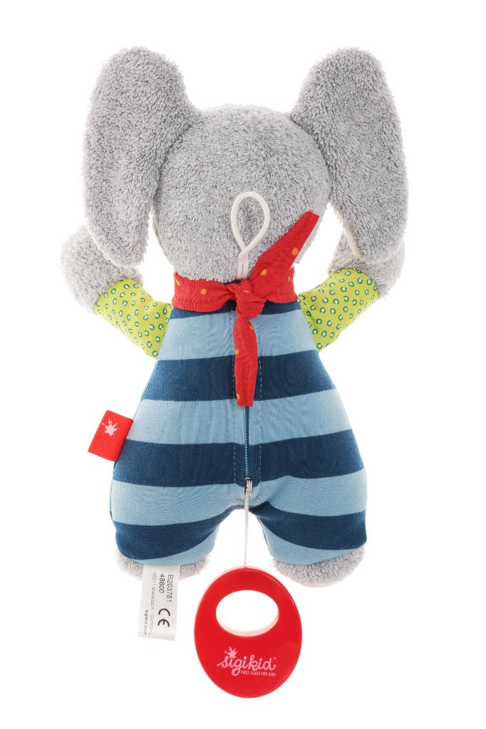 Doudou Éléphant musical Lolo Lombardo