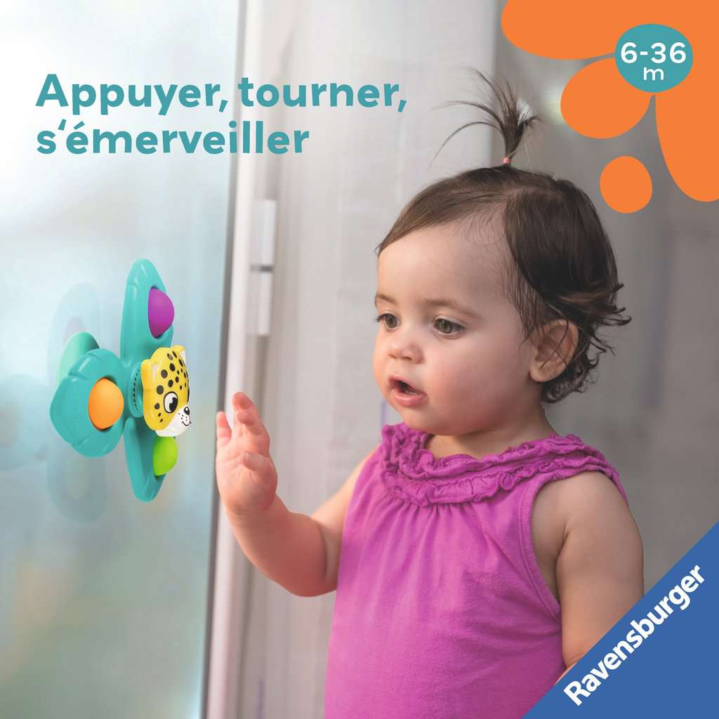 Play+ Baby Spinner Pop It Léopard Ravensburger