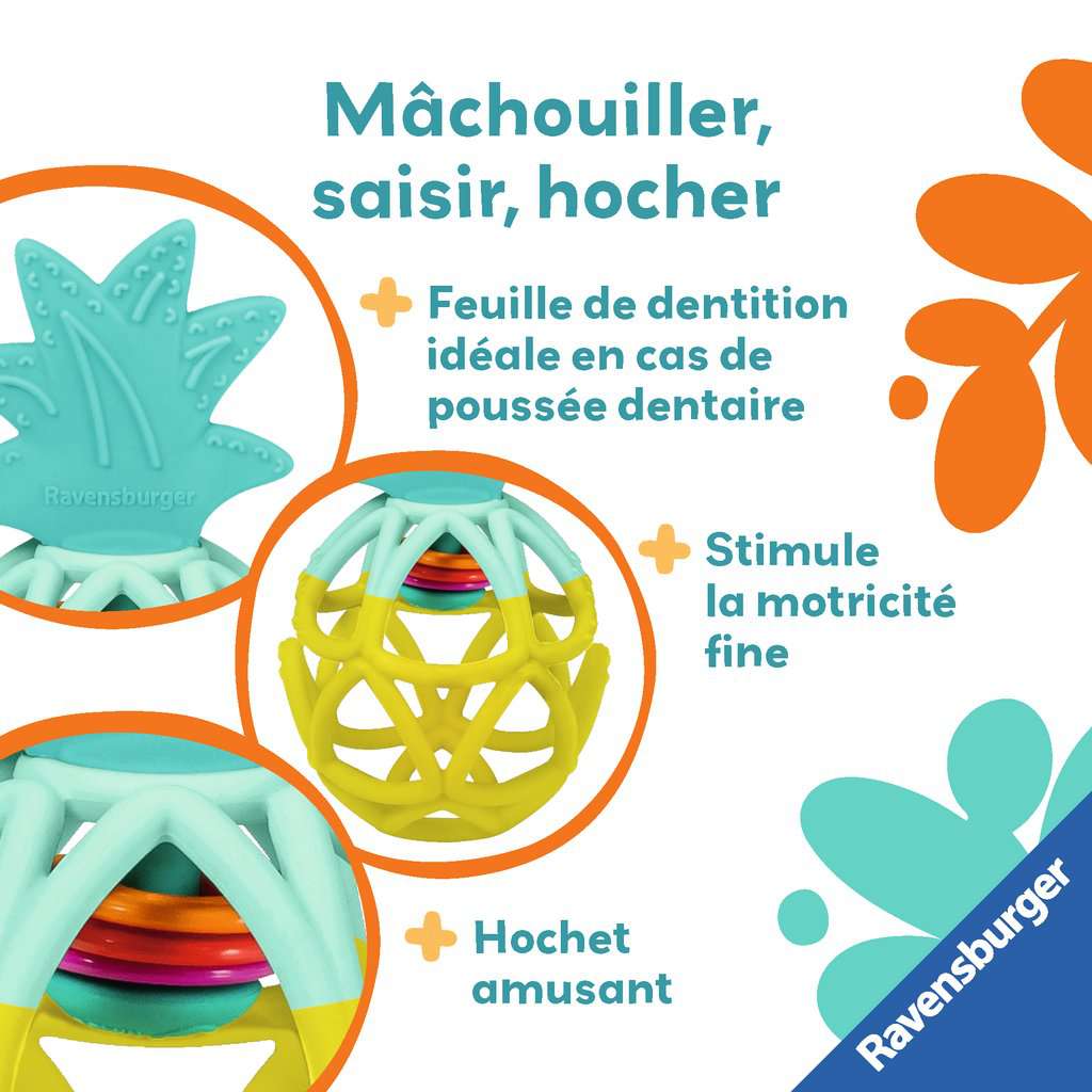 Play+ Baby Balle sensorielle Ananas Ravensburger