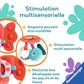 Play+ Baby Peluche Pop-It Piranha Rouge Ravensburger