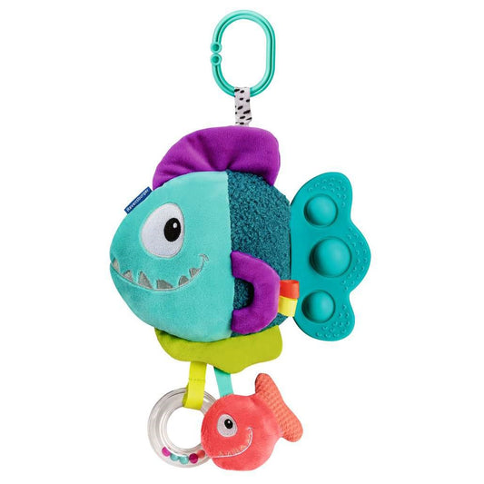 Play+ Baby Peluche Pop-It Piranha Bleu Ravensburger