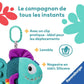 Play+ Baby Peluche Pop-It Piranha Bleu Ravensburger