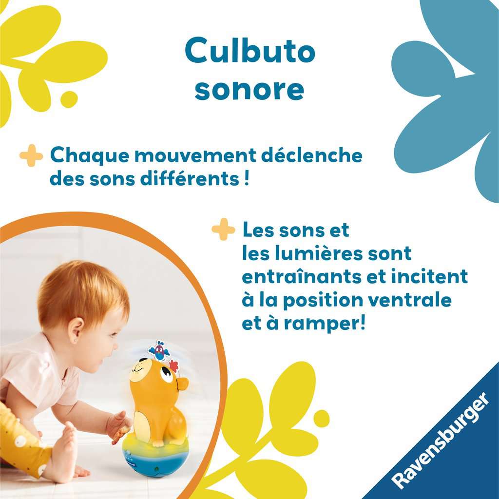 Play+ Baby Culbuto sonore Capybara Ravensburger