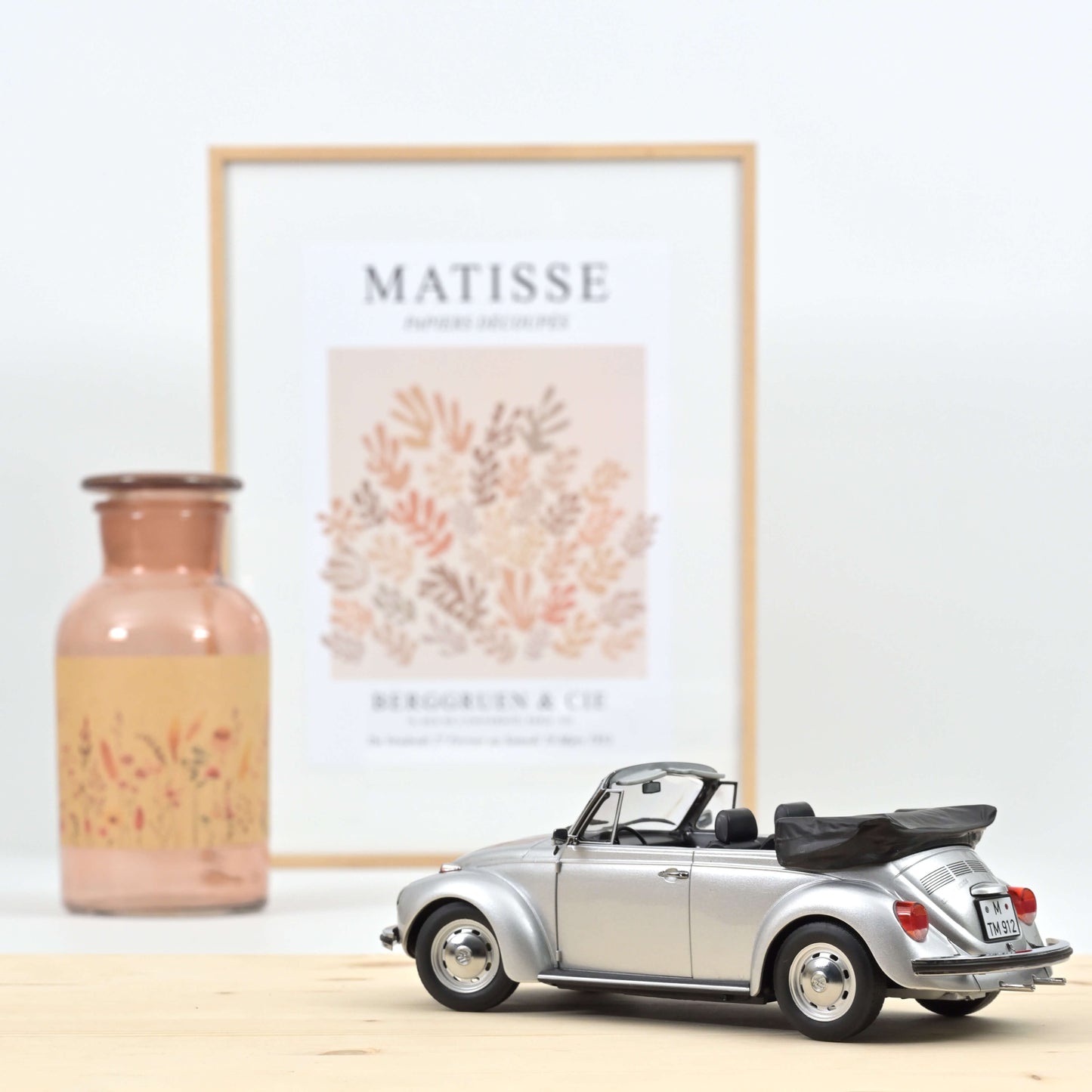 VW 1303 Coccinelle Cabriolet 1973 Argent 1/18 Norev