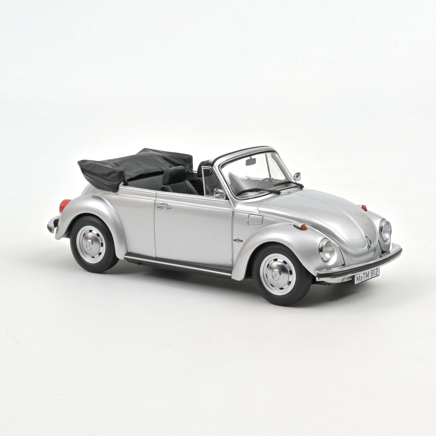 VW 1303 Coccinelle Cabriolet 1973 Argent 1/18 Norev