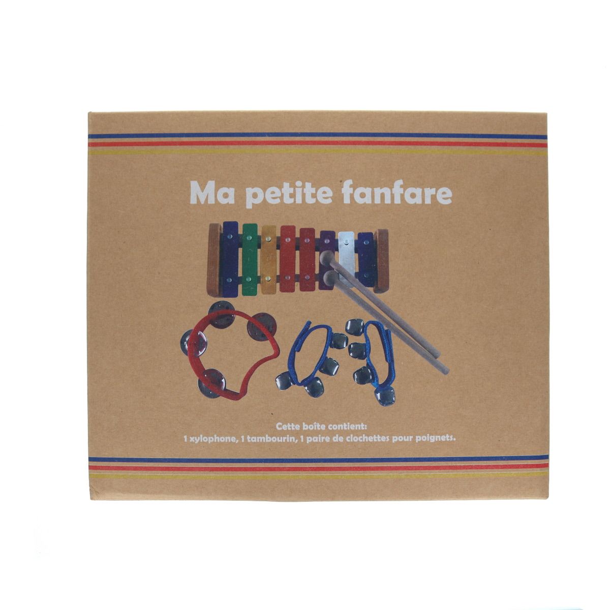 Set de 3 instruments de musique "Ma petite fanfare"