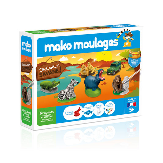 Mako Moulages Destination Savane Coffret 6 moules