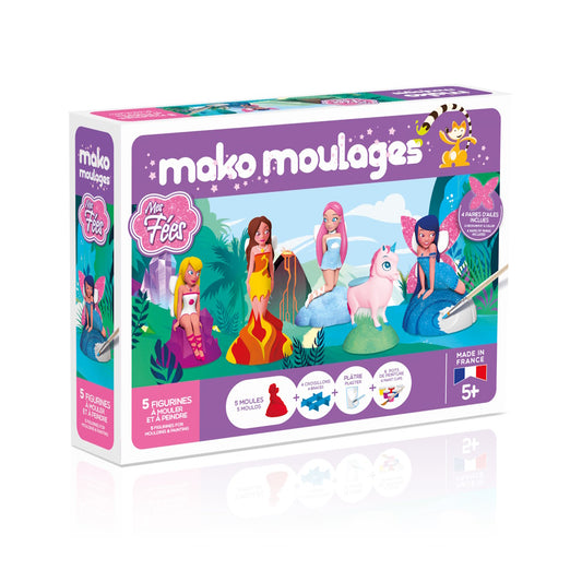 Mako Moulages Mes fées Coffret 5 moules