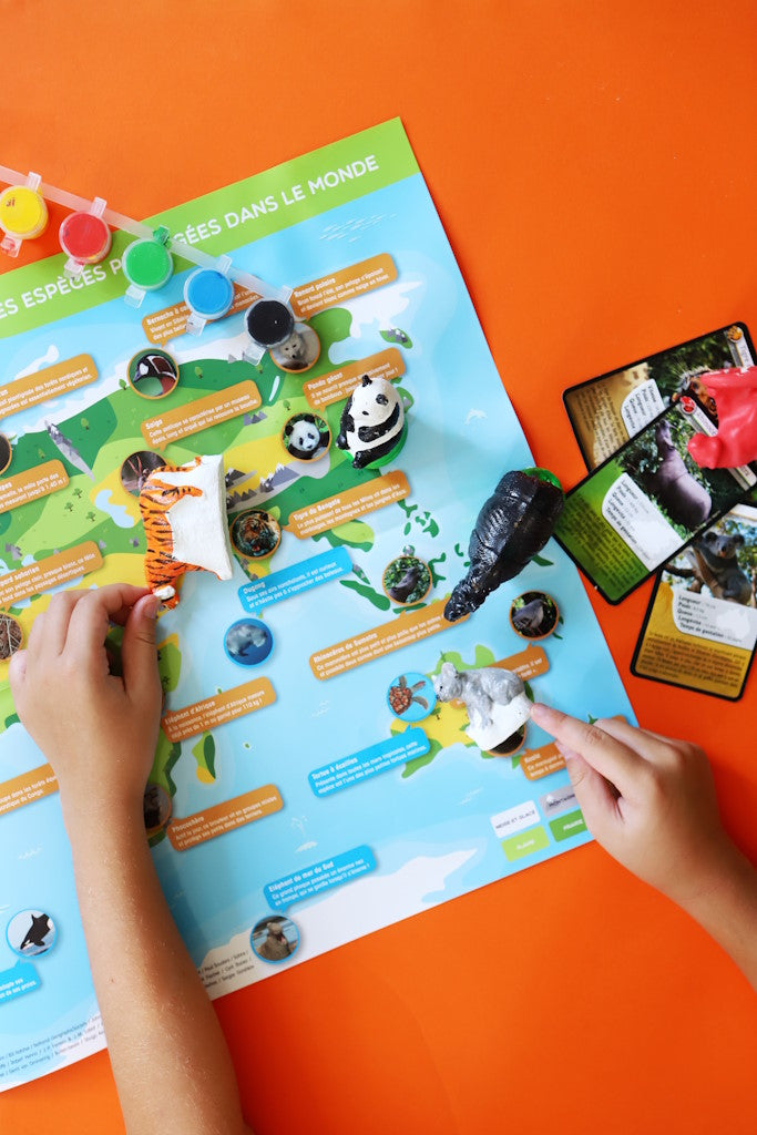 Mako Moulages Espèces protégées Coffret 4 moules