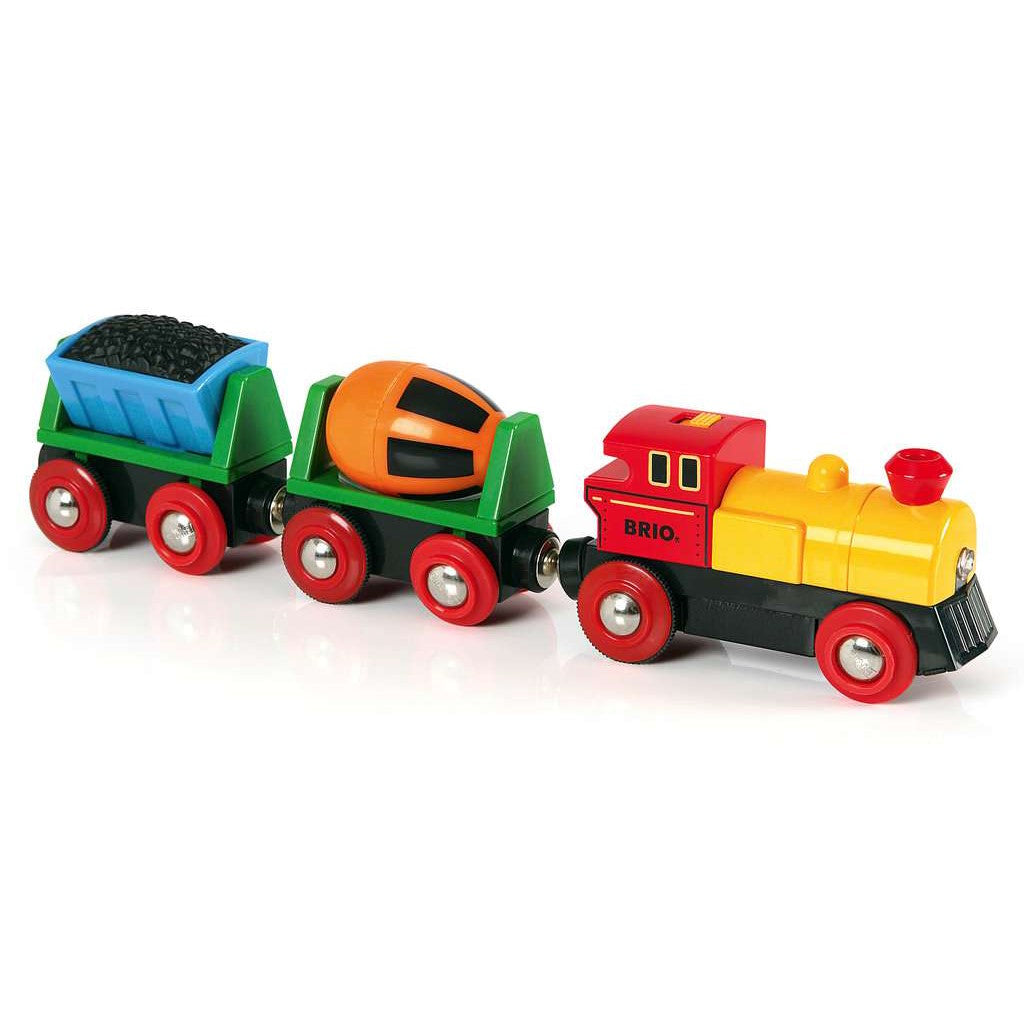 Train de Marchandises avec Lumière Brio