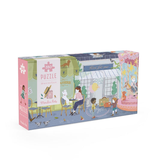 Puzzle 350 pièces 10 rue des Lilas