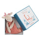 Doudou attache-tétine Girafe Sous mon baobab