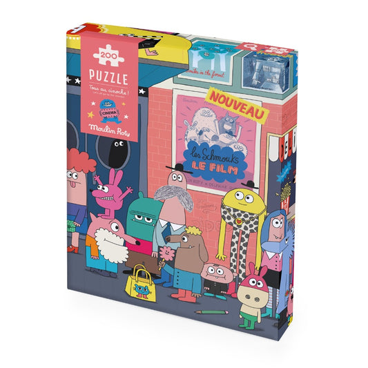 Puzzle 200 pièces Tous au cinoche !