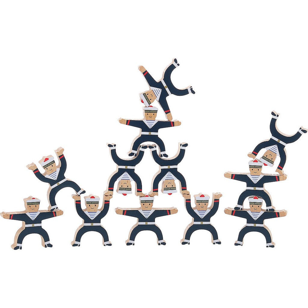 Marin Acrobates Jeu d'Equilibre Marine nationale