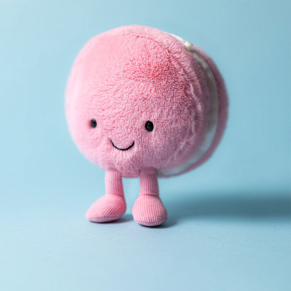 Peluche Amuseables Mia Macaron Framboise Jellycat