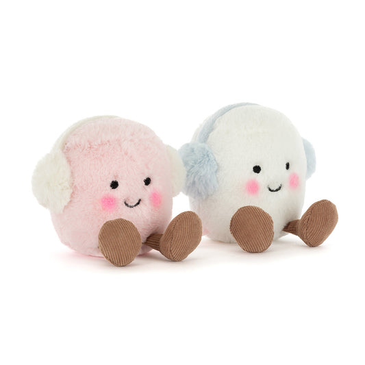 Peluche Guimauves roses et blanches Amuseables Toastie Jellycat