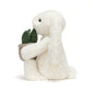 Peluche Cream Bunny with Plant Jellycat