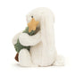 Peluche Lapin timide avec sapin de Noël Jellycat