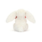Peluche Bashful Red Love Heart Bunny Little Jellycat